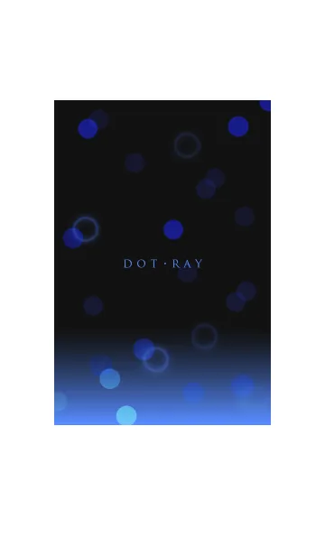 [LINE着せ替え] DOT RAY BLUEの画像1