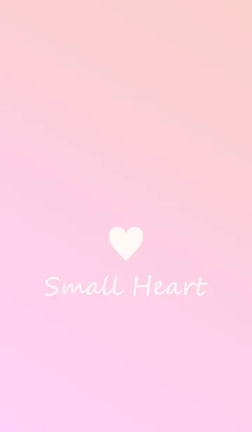 [LINE着せ替え] Small Heart *Pink Gradation4*の画像1