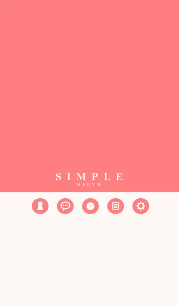 [LINE着せ替え] NATURAL SIMPLE ICON -MEKYM- 23の画像1