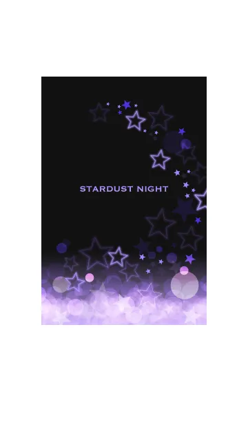 [LINE着せ替え] STARDUST NIGHT PURPLE -星屑の夜-の画像1