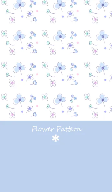 [LINE着せ替え] artwork_Flowerpattern3の画像1