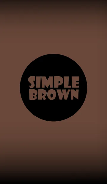 [LINE着せ替え] Brown in black theme v.2 (jp)の画像1