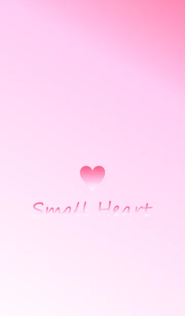 [LINE着せ替え] Small Heart *Pink Gradation5*の画像1