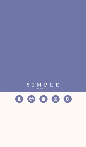 [LINE着せ替え] NATURAL SIMPLE ICON -MEKYM- 25の画像1