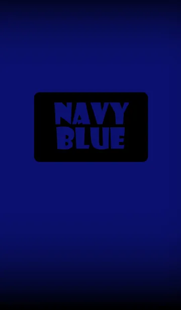 [LINE着せ替え] Simple Navy Blue in black theme (jp)の画像1