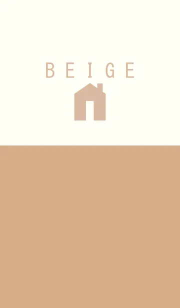 [LINE着せ替え] Brown ＆ Beige Simple design 16の画像1