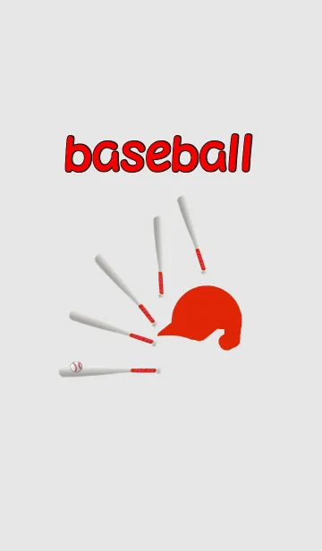 [LINE着せ替え] 野球 赤ヘルメットの画像1