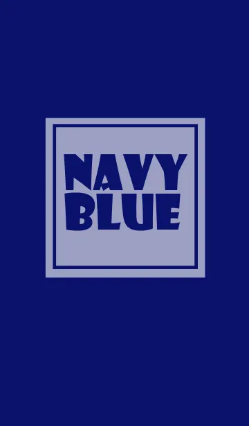 [LINE着せ替え] navy blue theme v.3 (jp)の画像1