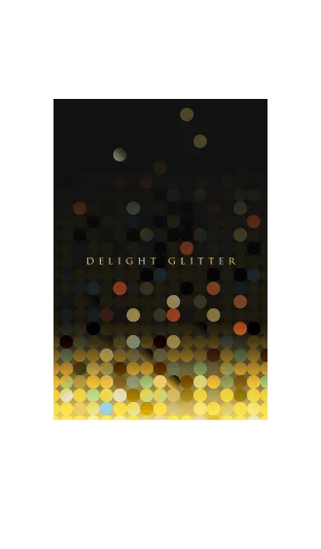 [LINE着せ替え] Delight Glitter Goldの画像1