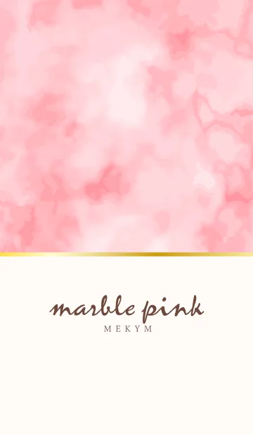 [LINE着せ替え] marble pink -MEKYM- 2の画像1