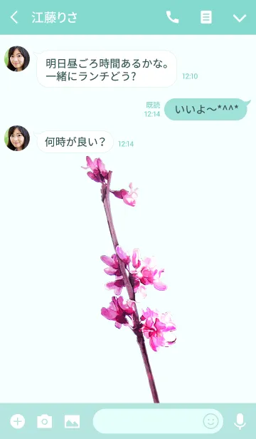 [LINE着せ替え] 花蘇芳の画像3