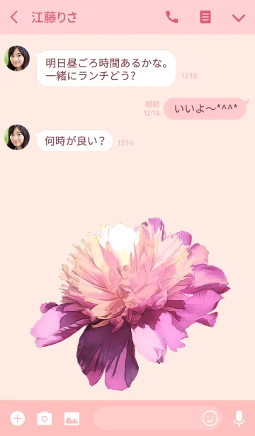 [LINE着せ替え] 芍薬の画像3