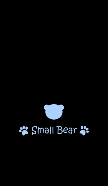 [LINE着せ替え] Small Bear *MilkyBlue*の画像1