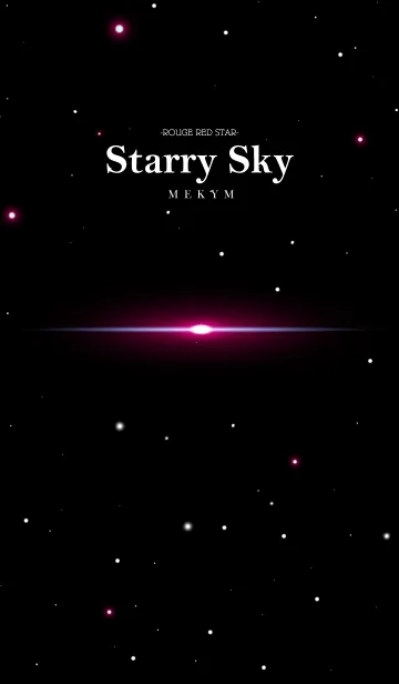 [LINE着せ替え] Starry Sky -ROUGE RED STAR-の画像1