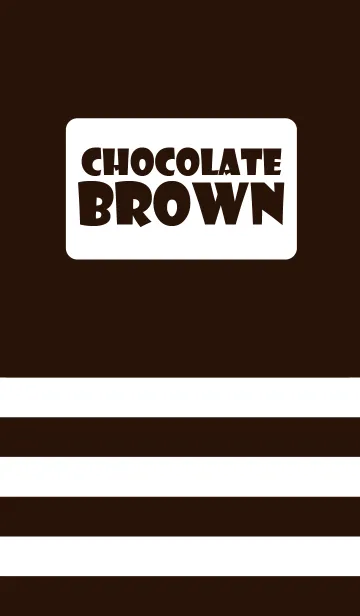 [LINE着せ替え] White ＆ chocolate brown Theme (jp)の画像1