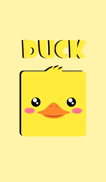 [LINE着せ替え] Simple Box Duck Theme (jp)の画像1