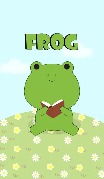 [LINE着せ替え] Love Cute Frog (jp)の画像1