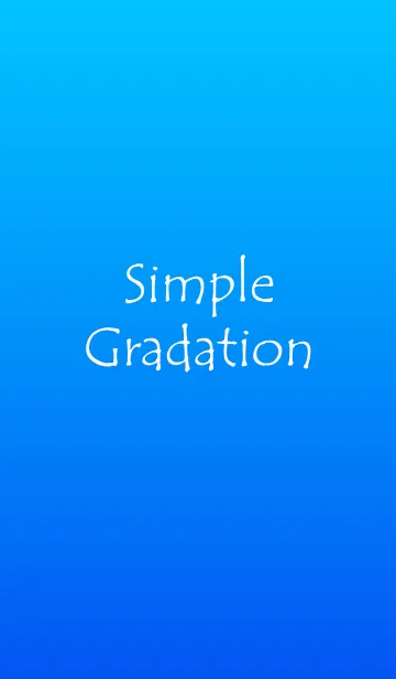 [LINE着せ替え] Simple Gradation - SEA 6 -の画像1