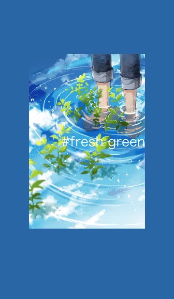 [LINE着せ替え] #fresh greenの画像1