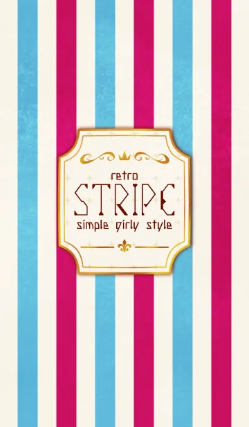 [LINE着せ替え] Retro stripeの画像1