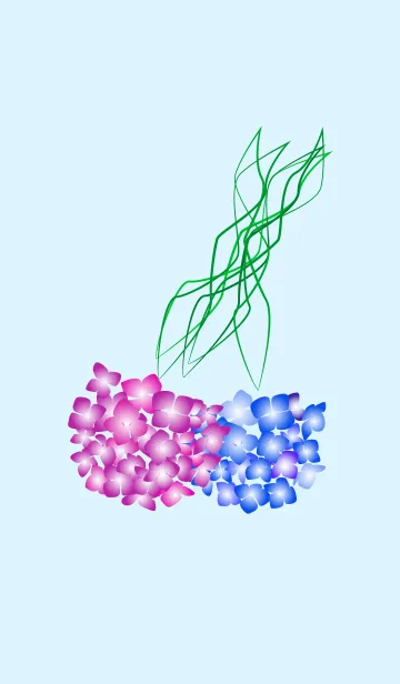 [LINE着せ替え] ≡紫陽花の画像1