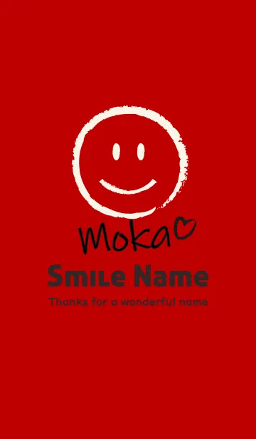 [LINE着せ替え] Smile Name もかの画像1