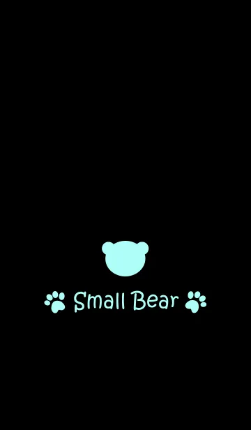 [LINE着せ替え] Small Bear *MilkyL.Blue*の画像1