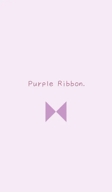 [LINE着せ替え] =Purple Ribbon=の画像1