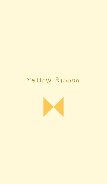 [LINE着せ替え] =Yellow Ribbon=の画像1