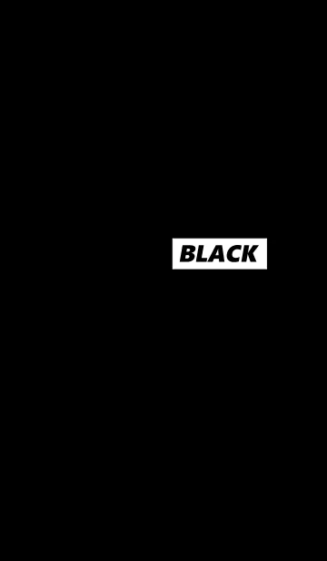 [LINE着せ替え] ブラック！SIMPLEの画像1