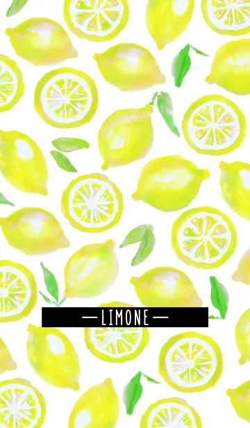 [LINE着せ替え] オトナ水彩画:レモン#freshの画像1
