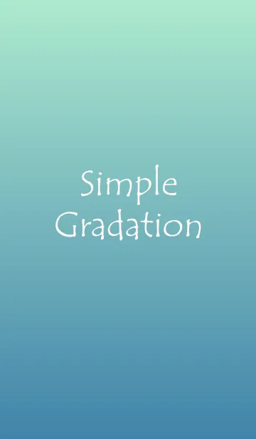 [LINE着せ替え] Simple Gradation - SEA 7 -の画像1