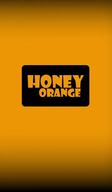 [LINE着せ替え] Simple honey orange in black theme (jp)の画像1
