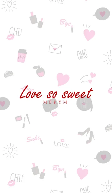 [LINE着せ替え] Love so sweet 18 -MEKYM-の画像1
