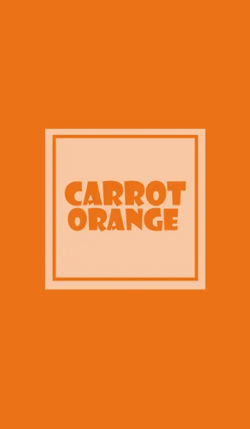 [LINE着せ替え] carrot orange theme v.3 (jp)の画像1