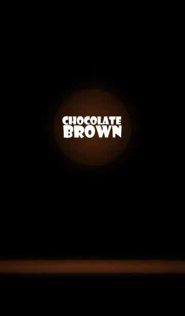 [LINE着せ替え] Chocolate Brown Light Theme v.2 (jp)の画像1