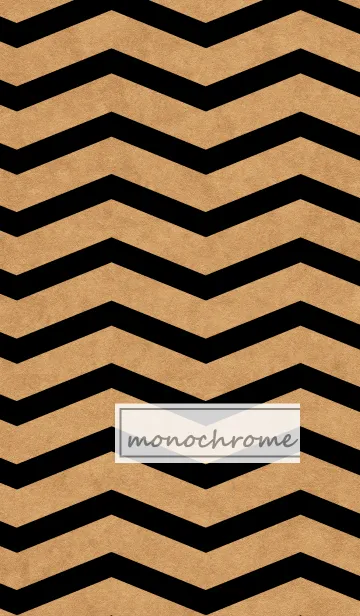 [LINE着せ替え] Monochrome collection (Kraft paper)の画像1