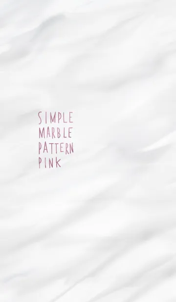 [LINE着せ替え] シンプル 大理石 ピンク 大人女子の画像1