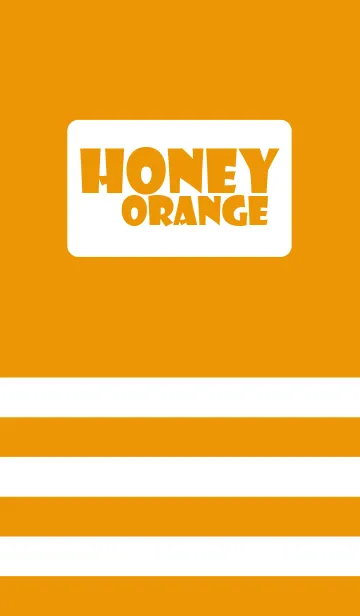 [LINE着せ替え] Simple White ＆ honey orange Theme (jp)の画像1