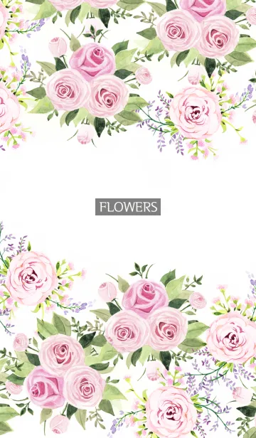 [LINE着せ替え] water color flowers_798の画像1