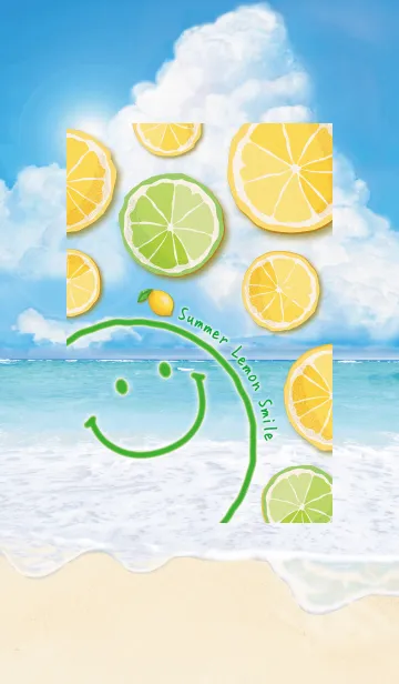 [LINE着せ替え] サマーレモンスマイル♥ #freshの画像1