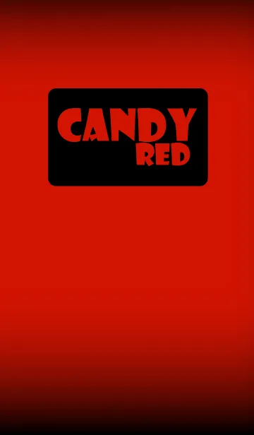 [LINE着せ替え] Simple candy red in black theme (jp)の画像1