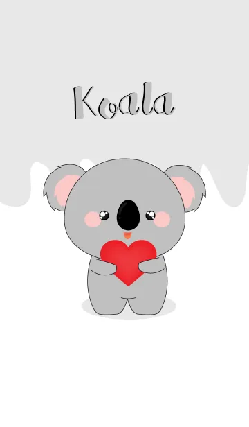 [LINE着せ替え] Love Love Koala (jp)の画像1