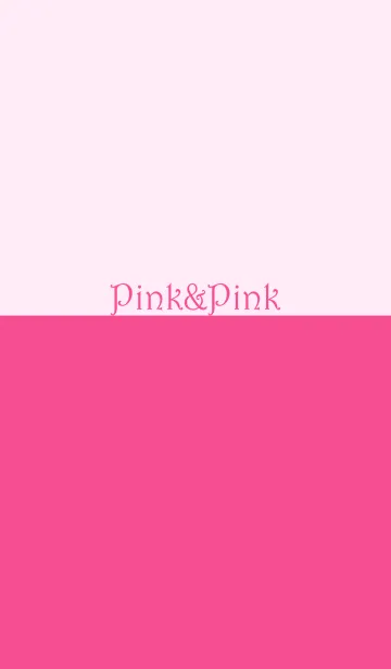 [LINE着せ替え] ピンク＆ピンク No.1-2の画像1