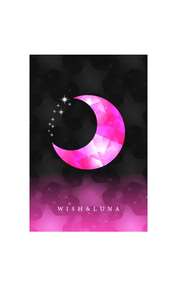 [LINE着せ替え] WISH＆LUNA -月の光に願いを- PINKの画像1