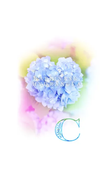 [LINE着せ替え] ハートの紫陽花〈C〉の画像1