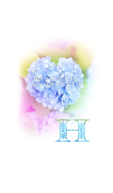 [LINE着せ替え] ハートの紫陽花〈H〉の画像1