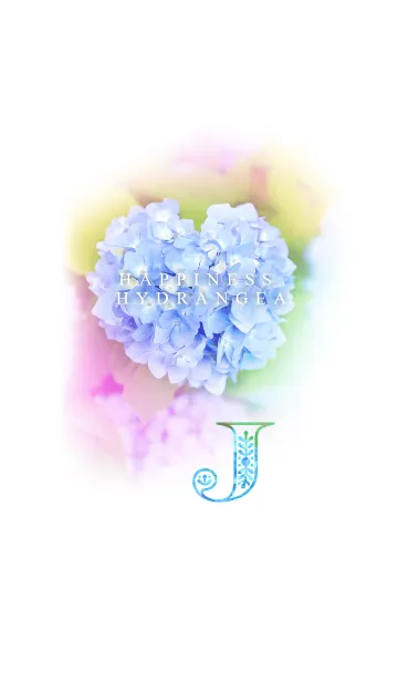 [LINE着せ替え] ハートの紫陽花〈J〉の画像1