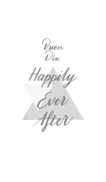 [LINE着せ替え] [Lettering] Happily Ever After-Whiteの画像1