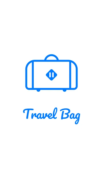 [LINE着せ替え] Travel Bag Simpleの画像1